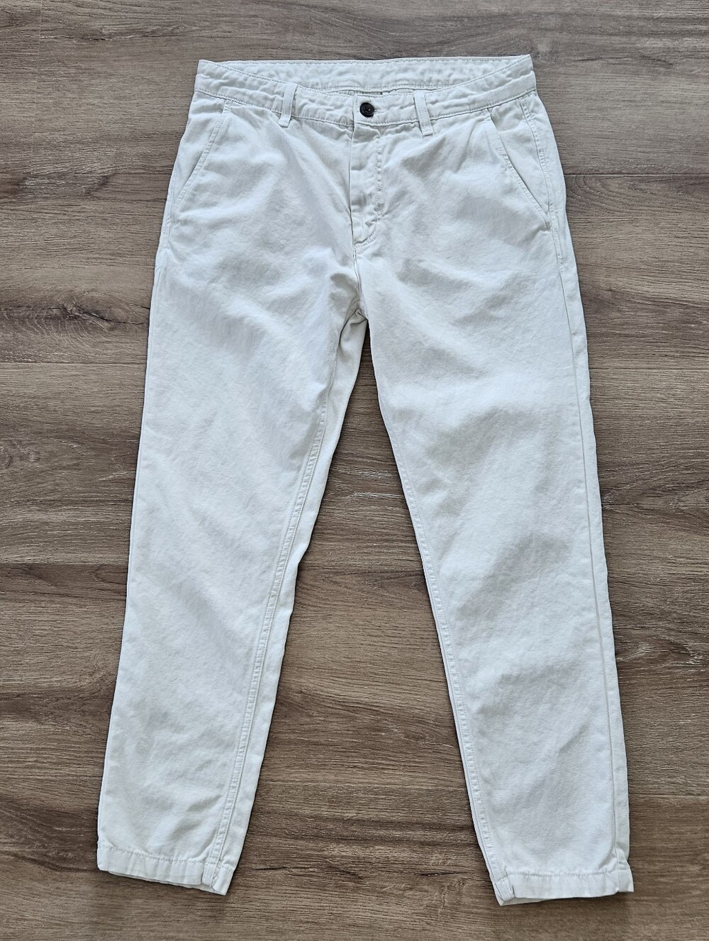 Zara Off-White Slim Chino Jeans Size 31